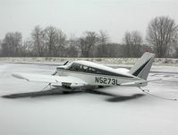 N5273L @ 0A7 - Cherokee in the snow - by Joe A. Williams