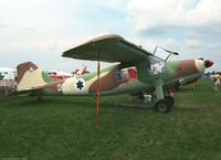 N86HG - Still wearing her Israeli AF colours at Oshkosh 1987 - by Ralph Lunt (UK)
