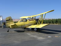 N6697Q @ CA67 - Photographed at Valley Dusters strip at Westley, CA with almonds in background - by Steve Nation