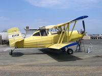 N4450 - Pacific Valley Aviation's 1973 Grumman G-164B with turbo-prop conversion at their airstrip NE of Arbuckle, CA - by Steve Nation