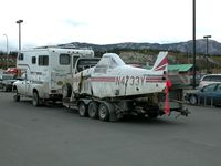 N4733Y - This PA-25-180 was taken to Alaska in about 1992, and the FAA reports it as being destroyed in 1995. It is seen here at Whitehorse, Yukon Territory, apparently on the way south. - by Murray Lundberg