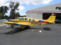 N3854G @ PAO - Allan Saul's 1981 Beech A36TC at Palo Alto, CA - by Steve Nation
