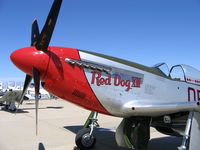 N334FS @ MER - Close-Up of Red Dog XII nose art - by Steve Nation