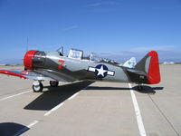 N4485 @ MER - Ken Dwelle's SNJ-6 in colorful USAAF camo as #7 Kitchen Pass - by Steve Nation
