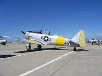 N817TX @ MER - Richard Martin's AT-6D painted as US Navy SNJ from USS Lexington - by Steve Nation