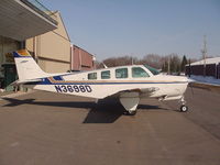 N3698D @ KMIC - 1980 A36 Bonanza - by J. Goedker
