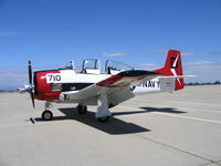 N8539A @ MER - T-28D 51-3627 as USN D-710 - by Steve Nation