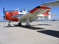 N6255 @ MER - T-28B BuAer 138340 2W-340 Ginny Sue II - by Steve Nation