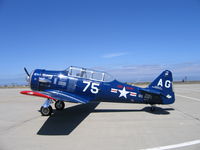 N75AG @ MER - AT-6F 112237 as SNJ-6 AG-75 at WCFC - by Steve Nation