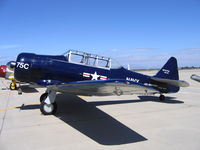 N7475C @ MER - Marvin Quaid's AT-6F (44-82087) painted as SNJ-5B BuAer 82087 USS Monterey CVL-26 @ West Coast Formation Clinic - by Steve Nation