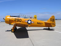 N89014 @ MER - Commerorative Air Force SNJ-5 (BuAer 85865) as Navy SB/290 @ West Coast Formation Clinic - by Steve Nation
