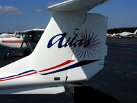 N830BS @ KASH - Tail Logo Detail - by Donald Vogler