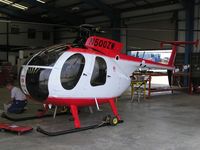 N500ZW @ EGBJ - Hughes 500 at Sywell