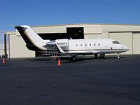 N392FV @ HWD - Sugar Pine Aviation Canadair CL-600-2A12 at Hayward, CA - by Steve Nation