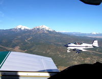 N99PZ - Spanish Peaks in Background - by D. W.