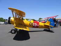 N9923H @ MCE - 1943 Boeing N2S-3 Stearman as U.S. Navy 003 at Merced, CA - by Steve Nation