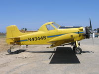 N4344S @ 2O6 - Andres Blech Air Tractor AT-300 as sprayer at Chowchilla, CA - by Steve Nation