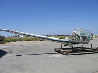 N1043L @ MAE - Frank Martin's 1960 Hiller UH-12E cropduster at Madera, CA - by Steve Nation