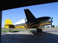 N8810Q @ F34 - Vance Ag Aviation 1970 Ayres S2R-T34 as sprayer at Firebaugh, CA - by Steve Nation