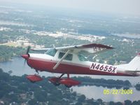 N4655X @ KGIF - 4655X flying in Florida - by J Amundsen