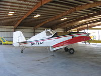 N8424V @ CL23 - Chuck Jones Flying Service 1976 Rockwell International S2R-T34 rigged as duster at their Biggs, CA base - by Steve Nation