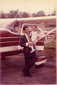 N35351 @ KCCR - This is me in 1971 in front of N35351.  I'm the little guy. - by Jane Jacobson
