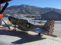 N51K @ SZP - 1992 Fighter Escort Wings Ltd P-51D 2 place Exp. class Fuselage/Wing behind - by Doug Robertson
