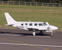 N456BD @ EGJJ - Piper PA-31-325 Panther - by Graham Hocquard