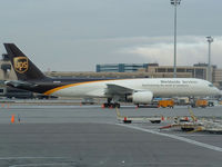 N475UP @ YYC - Sits here all day waiting for return flight