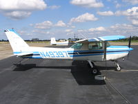 N49397 @ 0O5 - 1977 Cessna 152 painted with NAF Atsugi (Japan) titles at University Airport, Davis, CA - by Steve Nation