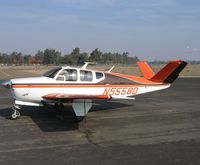N5558D @ TLR - 1957 Beech H35 at Mefford Field, Tulare, CA - by Steve Nation