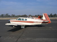 N9511M @ TLR - 1966 Mooney M20F at Mefford Field, Tulare, CA - by Steve Nation