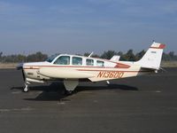 N136DD @ TLR - Pacific Ag Insurance Agency 1981 Beech A36TC at Mefford Field, Tulare, CA - by Steve Nation