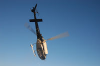 C-GAVQ @ HELISKIING - Last Frontier Heliskiing, northern B.C. / After unloading skiers, deep dive back to base - by Mo Herrmann