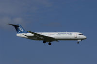 YU-AOP @ ZRH - Montenegro Airlines Fokker 100 at Zurich