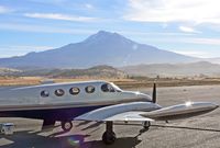 N820B @ O46 - At Weed, CA with Mt. Shasta in the background - by Doug Wilkinson