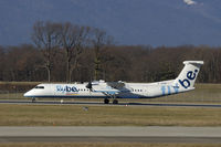 G-JEDM @ GVA - FlyBE DHC-8-400 at Geneva