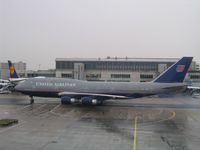 N121UA @ FRA - Leaving Frankfurt's snow... - by Micha Lueck
