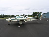 N458JG @ O41 - Jaguar Motors 1999 Raytheon Beech 58 at Woodland-Watts Airport, CA - by Steve Nation
