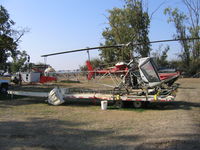 N67154 - Bettencourt FS highly modified 1958 Bell OH-13H used for crop spraying (near Merced, CA) - by Steve Nation