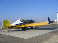 N8810Q @ F34 - ex-Vance FS 1970 Ayres S2R-T34rigged for dusting at Firebaugh, CA - by Steve Nation