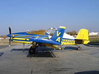 N40126 @ F34 - ex-Vance FS 1979 Ayres S2R-T34 rigged for spraying at Firebaugh, CA - by Steve Nation