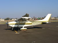 N58560 @ F34 - 1973 Cessna 182P at Firebaugh, CA - by Steve Nation