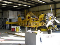 N2318Q - Spain Air 1981 Air Tractor AT-301 undergoing winter maintenance near South Dos Palos, CA (Fleet #3) - by Steve Nation