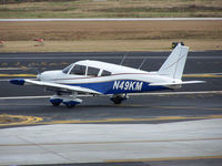 N49KM @ PDK - Arriving PDK taxing to tie down - by Michael Martin