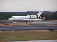 N487QS @ PDK - Landing PDK on 2R with airbrakes extended - by Michael Martin