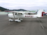 N5918T @ DVO - 1964 Cessna 150D at Gnoss Field, CA - by Steve Nation