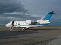 N189K @ YYC - Stopped at Customs - by Bill Knight