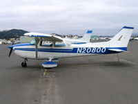 N20800 @ DVO - Air Ward 1974 Cessna 172M at Gnoss Field, CA - by Steve Nation