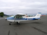 N73451 @ DVO - Air Ward 1976 Cessna 172M at Gnoss Field, CA - by Steve Nation